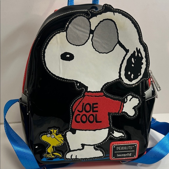Loungefly Peanuts Snoopy Joe Cool Mini Backpack - Picture 3 of 16